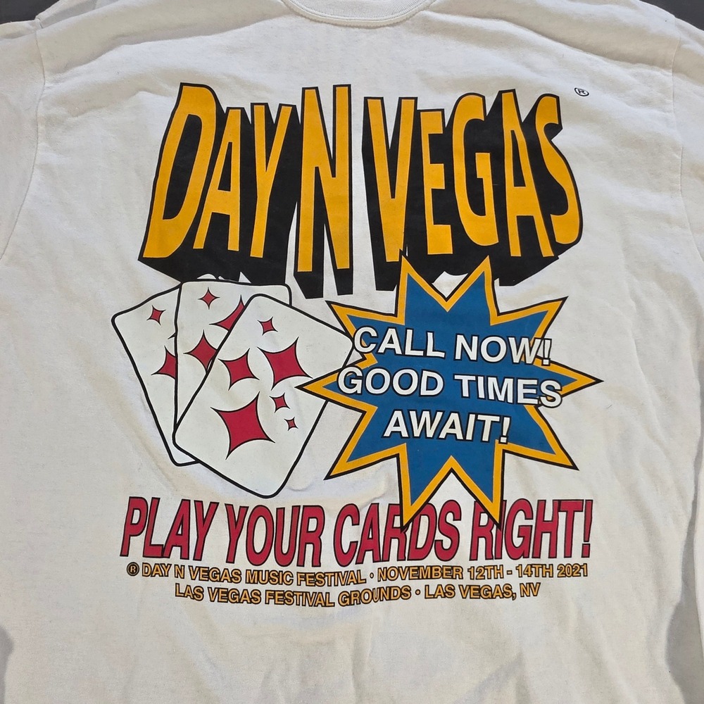 Day N Vegas 2021 Music Festival Long Sleeve T-Shirt Kendrick Lamar Tyler XL - Picture 2 of 9